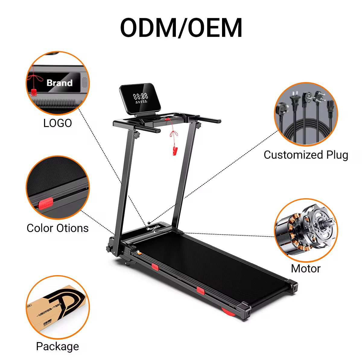 Flat treadmill / w 377