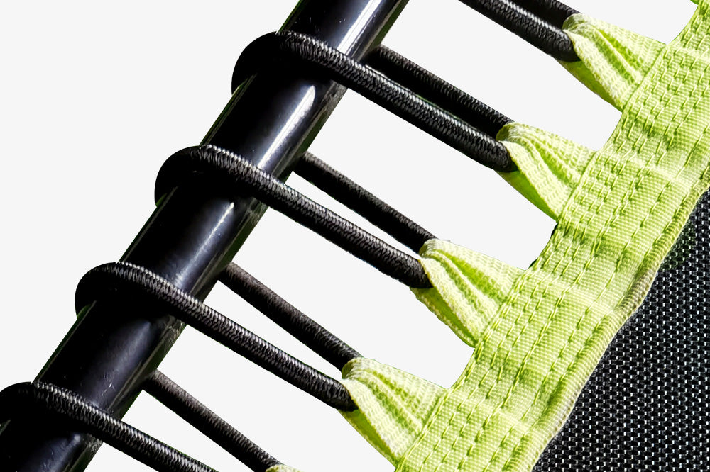 MDBuddy Fitness Trampoline with Adjustable Handrail