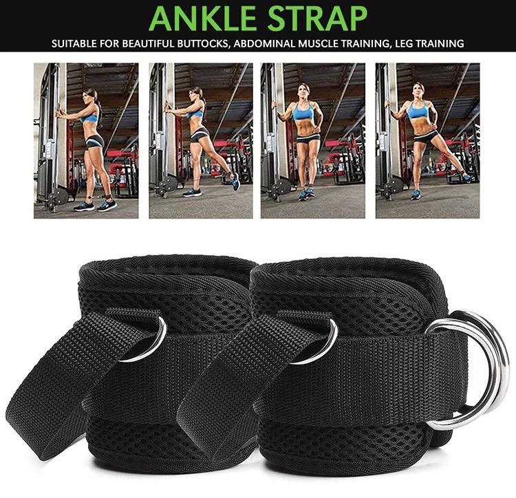 Easily Adjustable: black ankle straps fit all men women as they are easily adjustable. the strong hook and loop fasteners will allow you to adjust the cuffs to your size, so they can be as tight/loose as you want!
