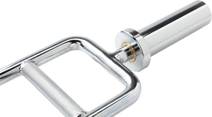 34" Barbell Solid Olympic Chrome Tricep Hammer Curl Fitness Gym Weight Bar Home Gym Weightlifting Exercise Training Bars Powerlifting 34 Inches
