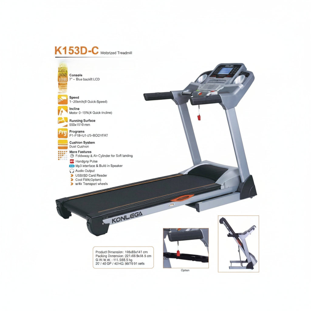 WORLD FITNESS TREADMILL W153