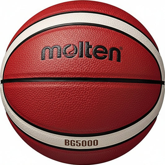 Molten B5G5000 Basketball, For Elementary School Students, BG5000, Certified Ball, Orange x Ivory
