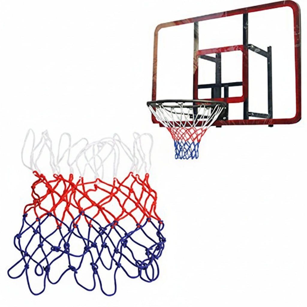 1.The Basketball Net is guaranteed to withstand the fiercest game of one on one. This basketball net connects to any standard basketball rim for quick play. Strong nylon netting makes this net super durable!
