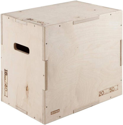 Wooden Play Box – 3 Heights 40/50/60cm | بوكس قفز خشبي