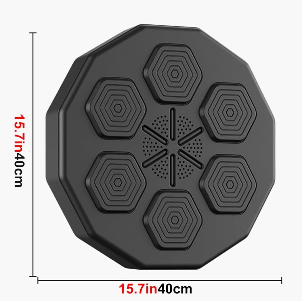 🏃【Wall-mounted】 the music electronic boxing wall target boxing machine has a strong adhesive sheet, which is very easy to install on various walls. Even beginners can quickly start enjoying the endless possibilities of electronic music creation and boxing training.
