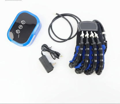▶【Hand ​Rehabilitation Equipment】Stroke Hemiplegia Rehabilitation Robot Glove is used for hand rehabilitation training. Restore the dual functions of fingers and hands; promote blood circulation. Rehabilitation training for stroke, hemiplegia and trauma. The patient's family can wear mirror gloves to guide the patient to practice and companionship can make the patient happy.
