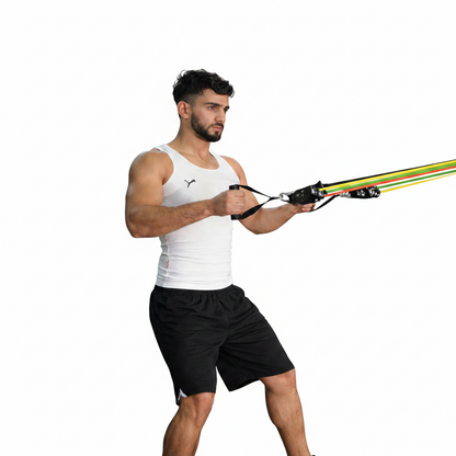 مجموعة أحزمة مقاومة للتدريب - set of resistance band