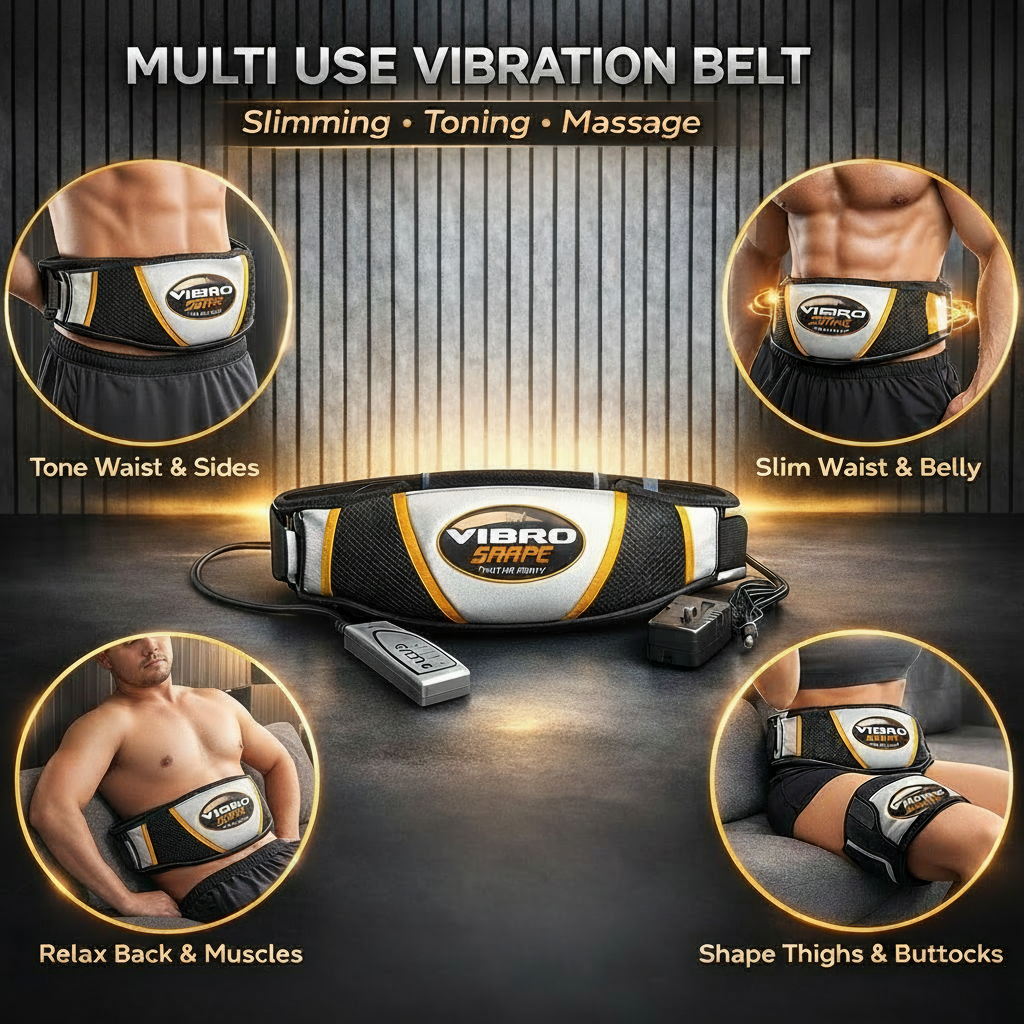 VIBRO SHAPE حزام الرجاج الكهربائي
