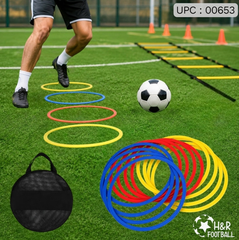 حلقات تدريب السرعة والرشاقة – Speed & Agility Training Rings (12 حلقة)