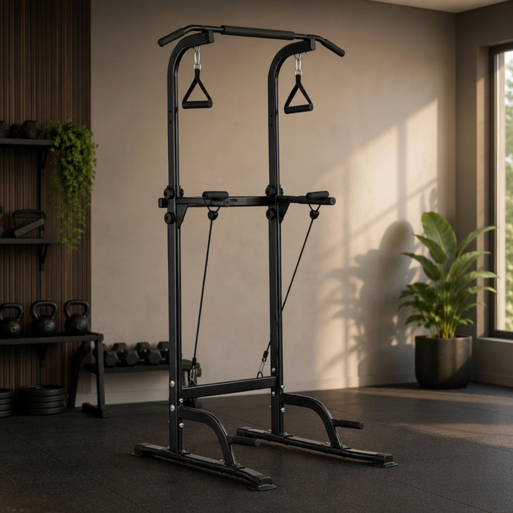 Power Tower Pull Up & Dip Station – عقلة ستاند
