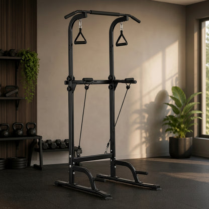 Power Tower Pull Up & Dip Station – عقلة ستاند