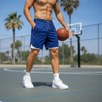 Men's Double-Layer Sports Shorts | شورت مع تايد