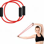 Flexible and Versatile: enjoy versatility in your workouts with our rubber exercise tube; Embrace a wide range of exercises that give you full control of your body's needs; With a convenient size, traveling wouldn't be an issue; Take it anywhere and everywhere, continue your fitness routine and never miss a workout session; It is designed for ballet fitness workouts, indoor and virtual classes
