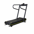 Unlike other single flywheel manual treadmills, the dual 6" diameter flywheel provides a smoother, more consistent workout
