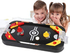 2-in-1 Tabletop Soccer & Knock Hockey Game – 2 Players