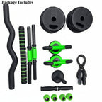adjustable dumbbell and barbell set / طقم بار وكتيلبيل