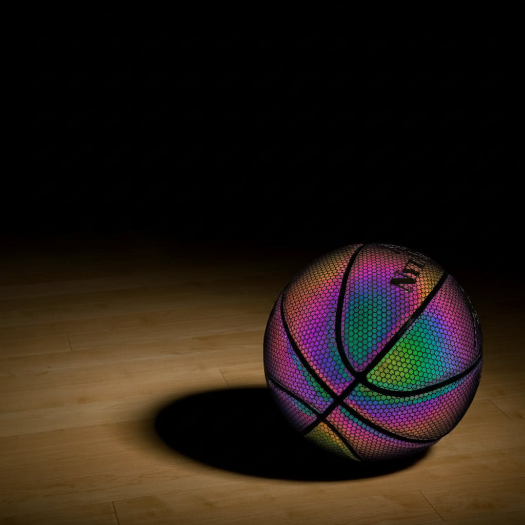 Rainbow Holographic Basketball Size 7 - كرة سلة هولوغرافيك مقاس 7