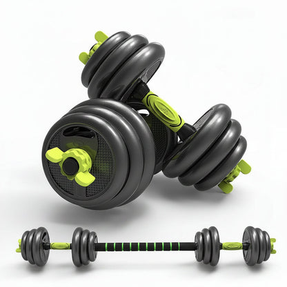 adjustable dumbbell and barbell set / طقم دامبل وبار قابل للتعديل