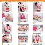 Massage device with various massage points on a white background