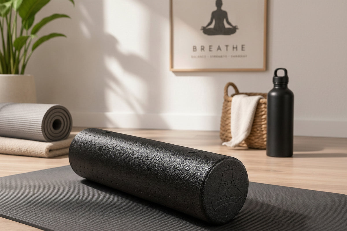 Foam rollers help you use your own body weight to do deep-tissue massage 


