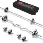 55KG Complete Barbell & Dumbbell Weight Set