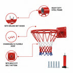 حلقة سله مع شبك - Basketball Hoop Wall with Net and Fixtures