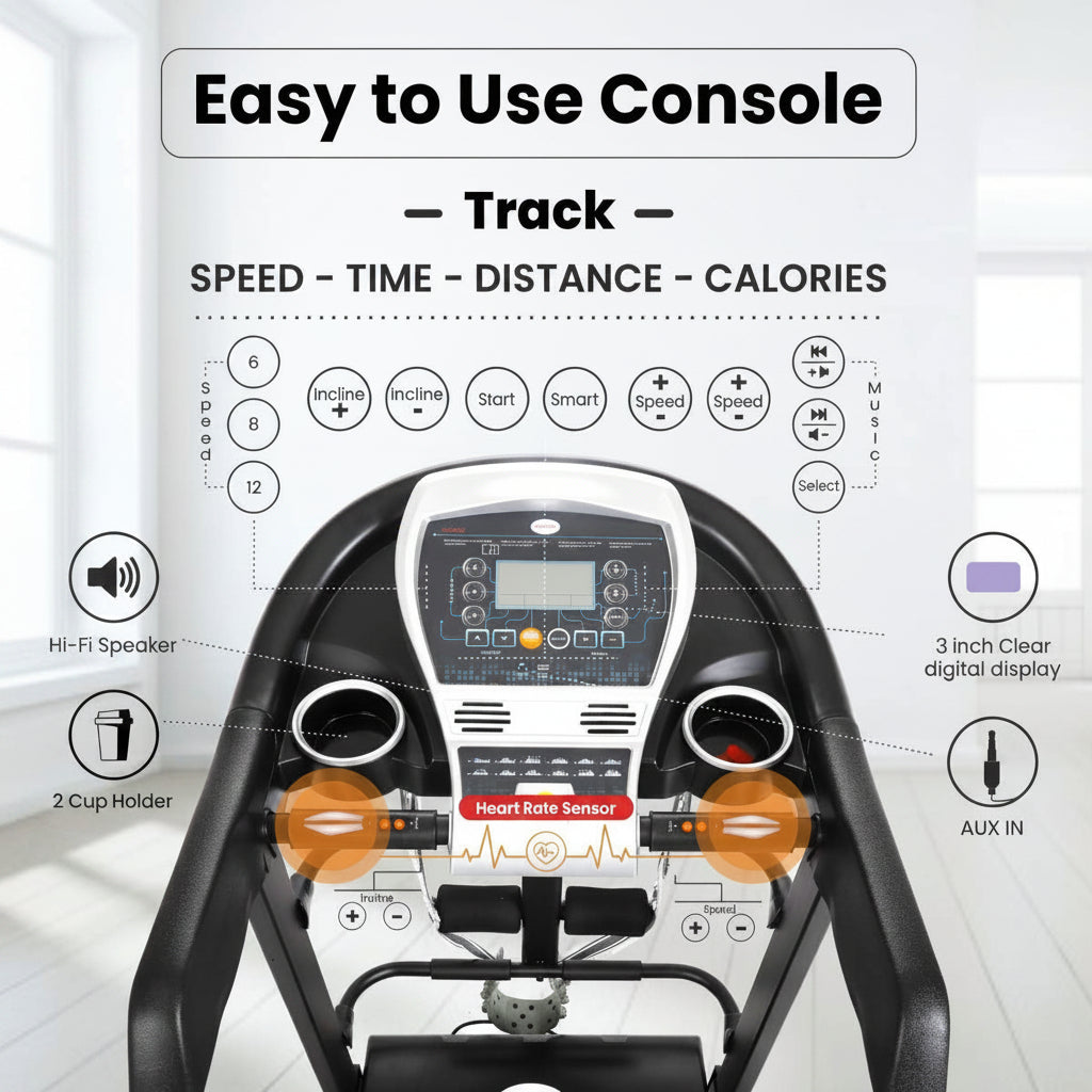 WORLD FITNESS TREADMILL W6000