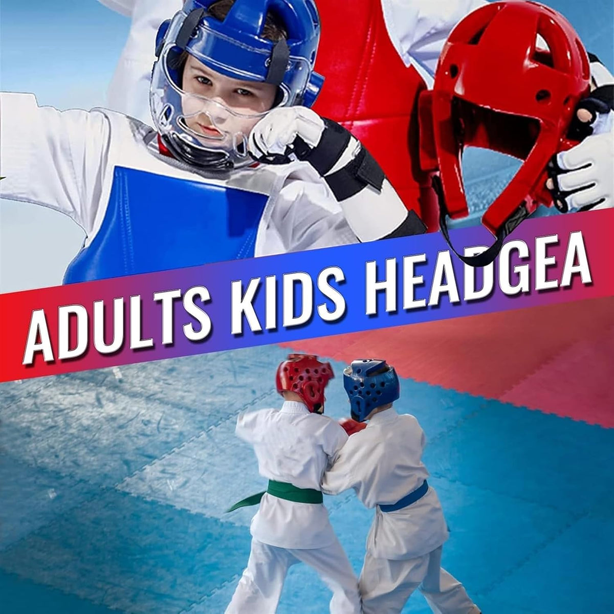 Headgear kids & adults - واقي رأس زجاجي