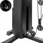 COMODIDAD AJUSTABLE. La multifuncional cuenta con un asiento ajustable que se adapta a diferentes alturas, permitiendo una experiencia de ejercicio cómoda y segura. Con una altura máxima por usuario de 190 cm, es perfecta para una variedad de personas.
