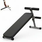 FF Finer Form Gym-Quality Sit Up Bench with Reverse Crunch Handle - Solid Ab Workout Equipment for Your Home Gym. More Effective than an Ab Machine or Ab Roller. Get a Great Abdominal Workout at Home
