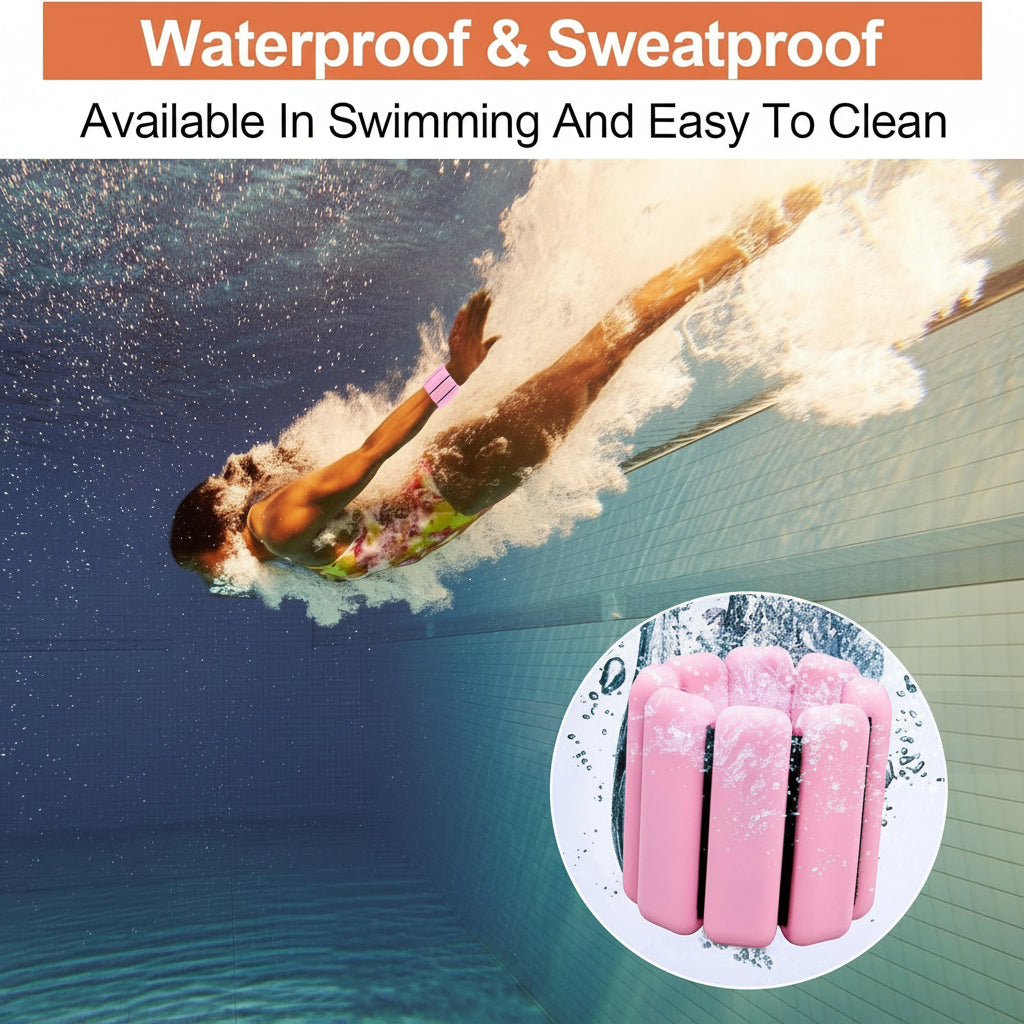 Wrist & Ankle Weights - 2PCS Silicone Waterproof | أثقال المعصم والكاحل