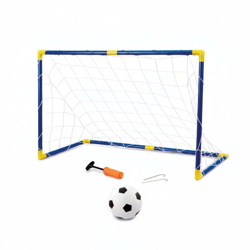 Designed for quick assembly, this mini goal is perfect for both indoor and outdoor play, making it ideal for backyards or playrooms.
