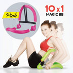 Unique compact design: Magic BB provides a Lightweight, Portable, and effective system with Soft Foam Padded Arm. This fitness device is easy to carry, assemble and store that allows you to exercise anywhere and anytime
