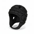 Adjustable Rugby Helmet Soft Padded Football Headgear British Anti-Collision Cap with Chin Strap Soccer Head Protector Cap Flag Football Hockey Headguard Protective Headgear for Adult Youth Kid
