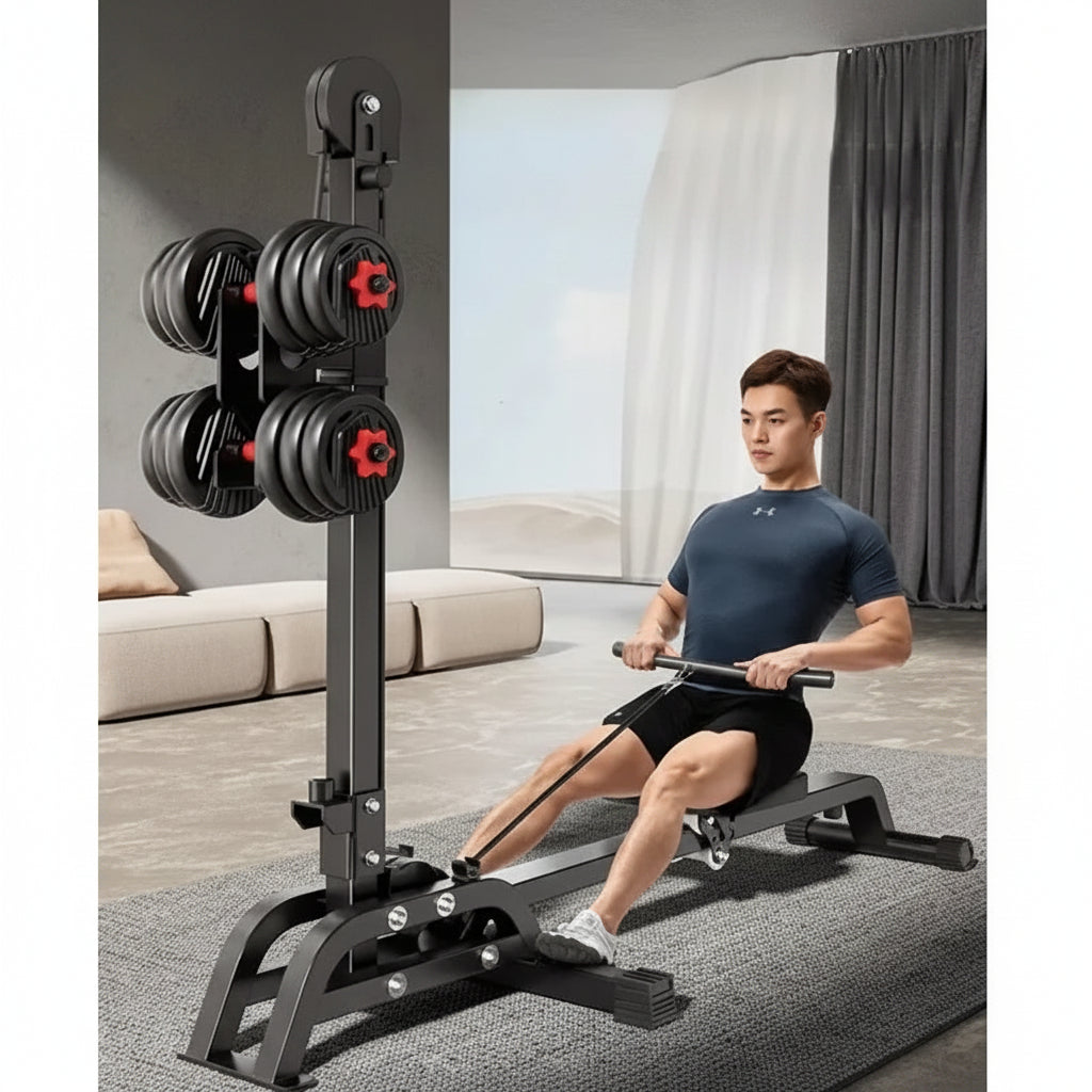 Air Rower & Double Scull Foldable Steel Rowing Machine – Lightweight & Durable  brothersshop