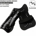⚽【Ergonomic Streamline Design】Youth soccer shin guards are shaped well to lower legs and won’t pressure legs and the shin guards do not shift while game playing, great for teenagers, children, kids, boys, girls etc.
