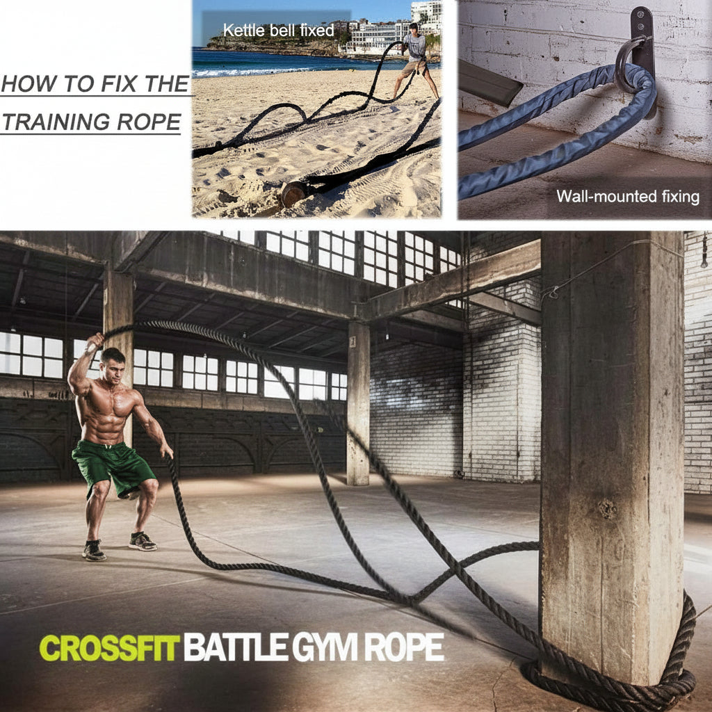 Battle ropes are one of the most effective, full-body, 15-minute workout
