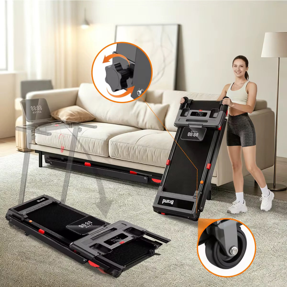 Flat treadmill / w 377