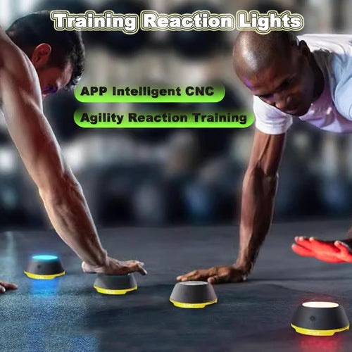 ▶ Training Experience:Agility training lights Great for training the brain and body to respond faster. When the eye sees light, it immediately sends a message to the brain. The brain sends information to the body through neural pathways about how to perform movements correctly. By performing these cognitive exercises, you will improve your reaction time and concentration.
