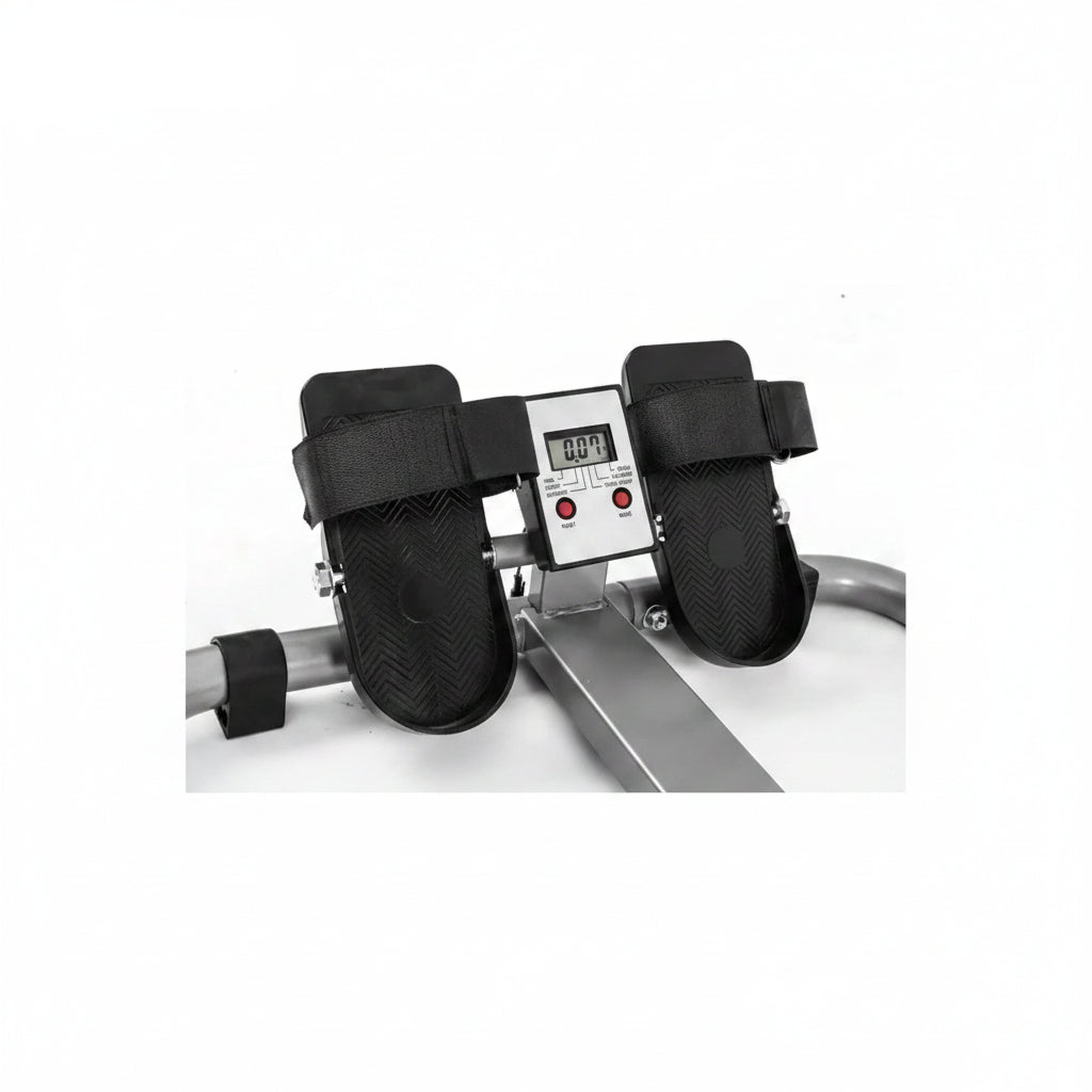 GYMAX Hydraulic Rowing Machine – 110LBS Resistance, LCD Monitor | brothersshop