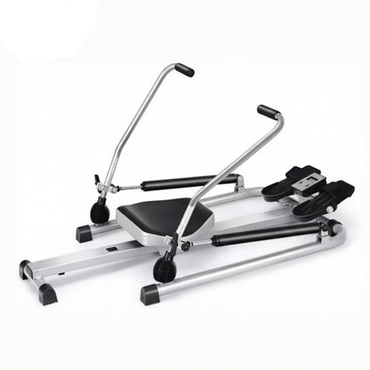GYMAX Hydraulic Rowing Machine – 110LBS Resistance, LCD Monitor | brothersshop