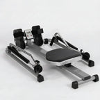 GYMAX Hydraulic Rowing Machine – 110LBS Resistance, LCD Monitor | brothersshop