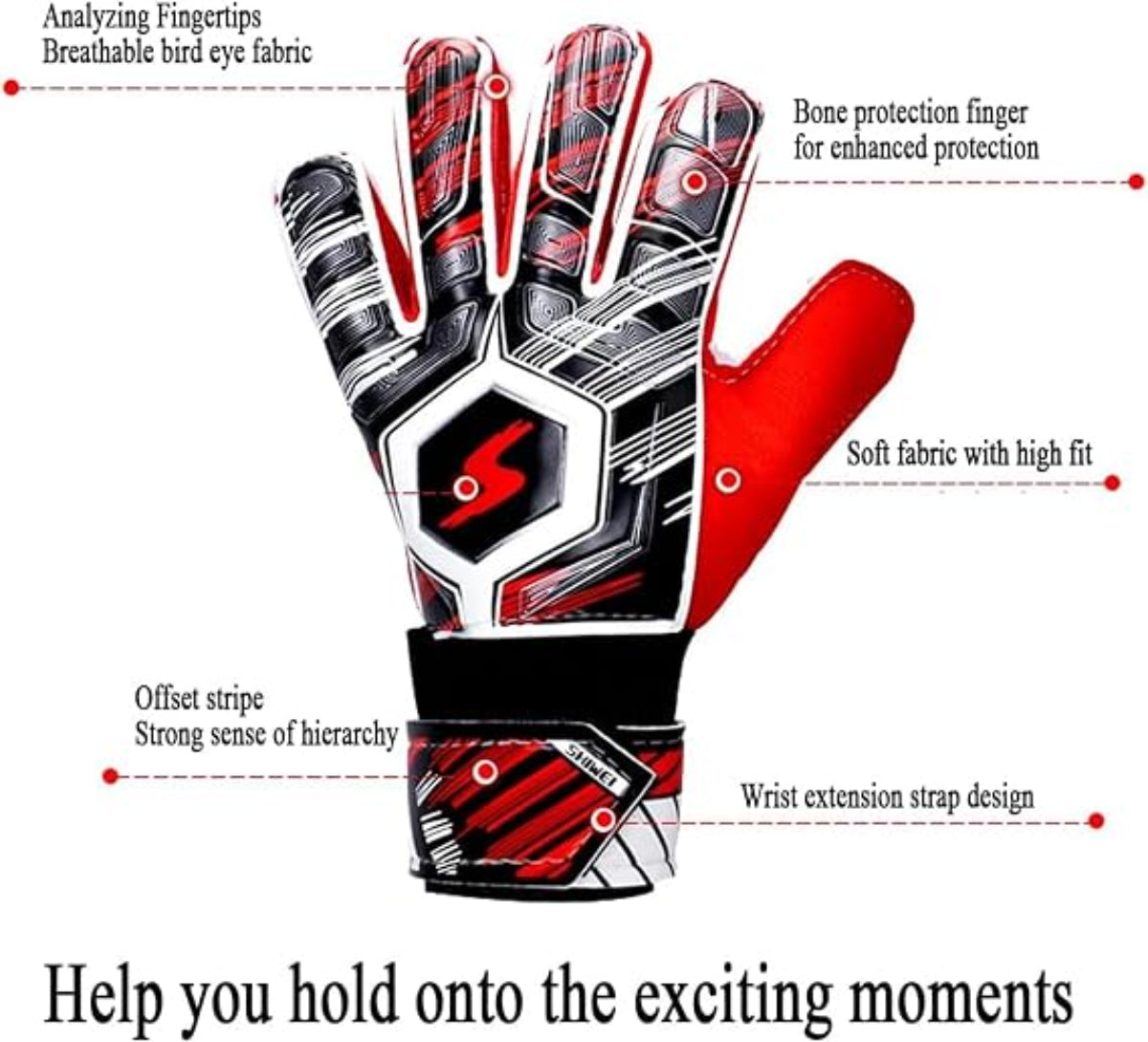 AnnuoYi Goalkeeper Gloves – Professional Goalie Gloves for Teens brotherssop