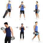 Chromed Adjustable Dumbbell Set  | طقم دمبل كروم قابل للتعديل