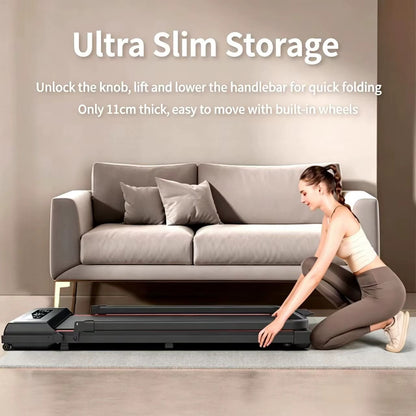 جهاز ركض قابل للطي مضاد للصدمات مع ريموت كنترول | Foldable Treadmill with Remote Control