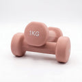 Dumbbells 1 kg rose gold by pair