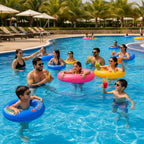 : Whether you are lounging in the backyard pool, floating down a lazy river, or packing for a tropical beach vacation, this classic inner tube is the perfect addition to any summer water activity.
