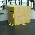 MDBuddy 3-in-1 Wood Plyo Box – بوكس قفز خشبي 3 في 1