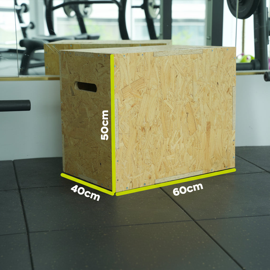 MDBuddy 3-in-1 Wood Plyo Box – بوكس قفز خشبي 3 في 1