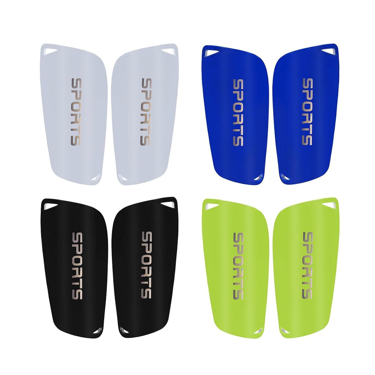 Material: Made from ABS material, these shin guards are designed to withstand impacts and collisions during gameplay.
